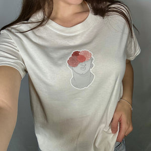 Rose Greek God T-shirt